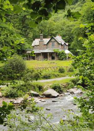 Watersmeet National Trust. Delightful cafe, fly fishing and Ancient woodland